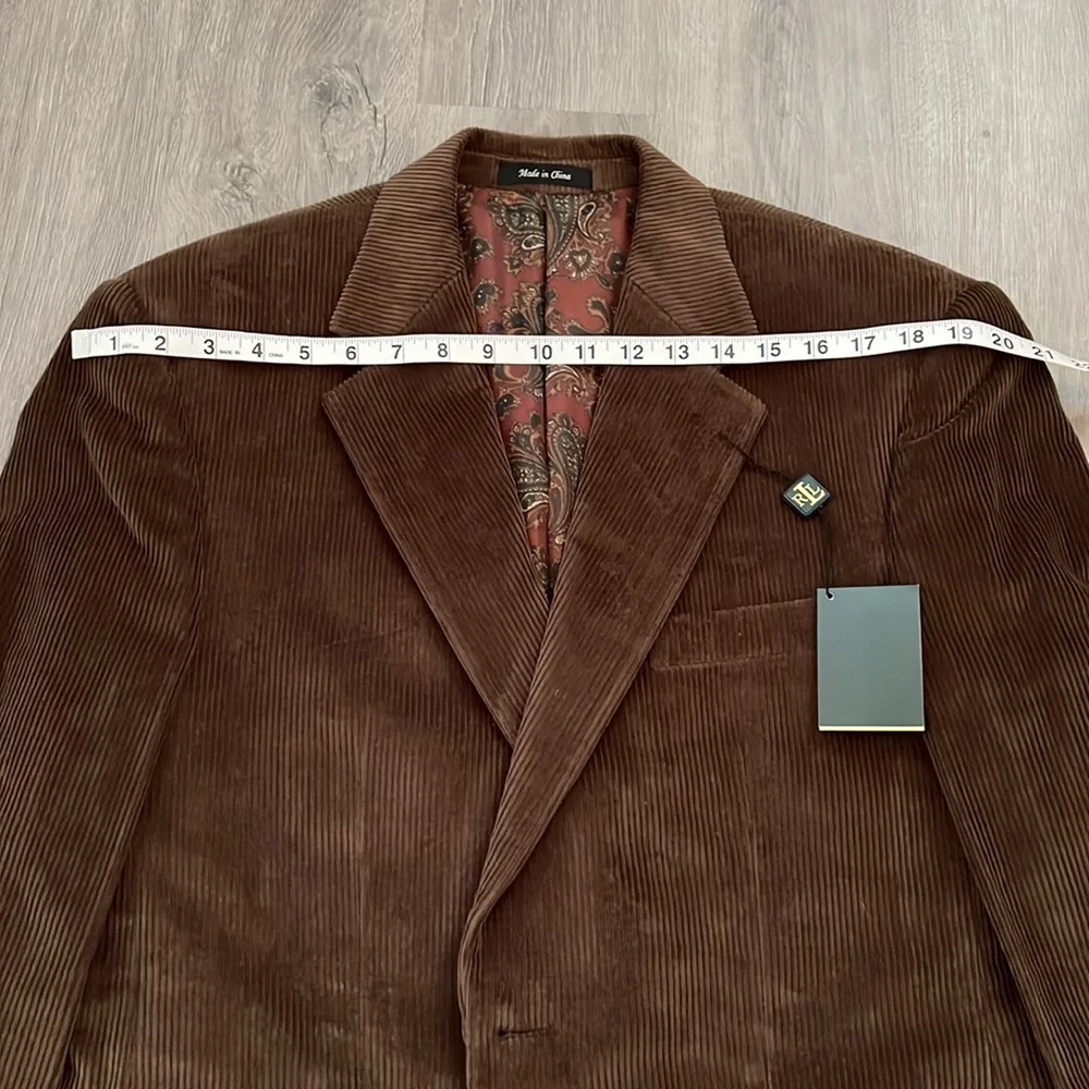 Ralph Lauren velvet jacket. Size L - Picture 7 of 14